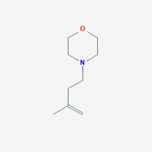 molecular formula C9H17NO B025848 4-(3-Methylbut-3-enyl)morpholine CAS No. 104840-48-4