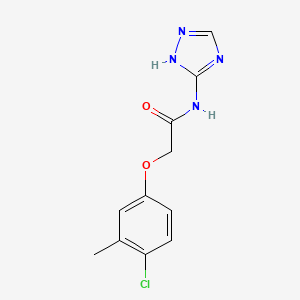 B2584993 2-(4-chloro-3-methylphenoxy)-N-(1H-1,2,4-triazol-5-yl)acetamide CAS No. 429630-22-8