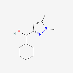 cyclohexyl(1,5-dimethyl-1H-pyrazol-3-yl)methanol
