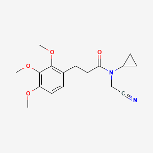 N-(cyanomethyl)-N-cyclopropyl-3-(2,3,4-trimethoxyphenyl)propanamide