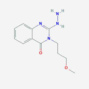 2-Hydrazinyl-3-(3-methoxypropyl)-3,4-dihydroquinazolin-4-one