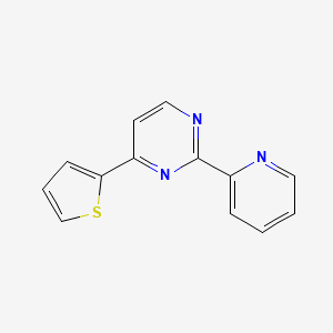 molecular formula C13H9N3S B2585241 2-(2-Pyridinyl)-4-(2-thienyl)pyrimidine CAS No. 135925-73-4