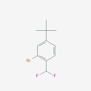 B2585306 2-Bromo-4-tert-butyl-1-(difluoromethyl)benzene CAS No. 2248340-07-8
