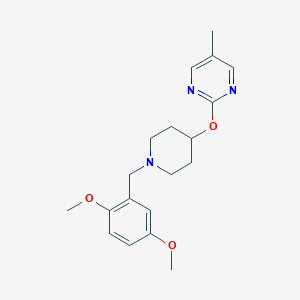 2-[1-[(2,5-Dimethoxyphenyl)methyl]piperidin-4-yl]oxy-5-methylpyrimidine
