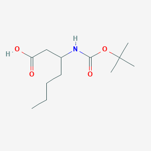 3-tert-Butoxycarbonylamino-heptanoic acid