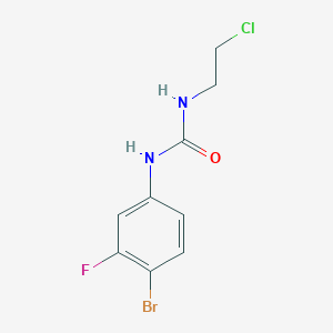 1-(4-Bromo-3-fluorophenyl)-3-(2-chloroethyl)urea
