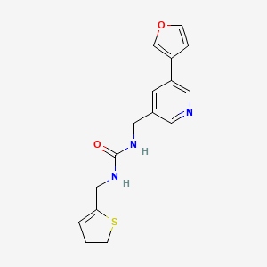 1-((5-(Furan-3-yl)pyridin-3-yl)methyl)-3-(thiophen-2-ylmethyl)urea