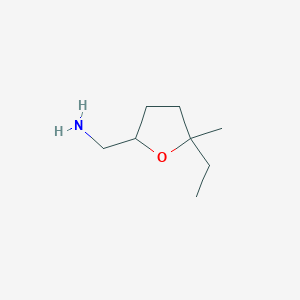 (5-Ethyl-5-methyloxolan-2-yl)methanamine
