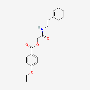 [2-[2-(Cyclohexen-1-yl)ethylamino]-2-oxoethyl] 4-ethoxybenzoate