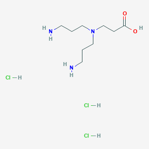 3-[Bis(3-aminopropyl)amino]propanoic acid trihydrochloride