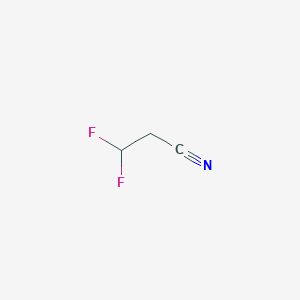 molecular formula C3H3F2N B2585380 3,3-Difluoropropanenitrile CAS No. 10353-60-3