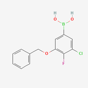 [3-(Benzyloxy)-5-chloro-4-fluorophenyl]boronic acid