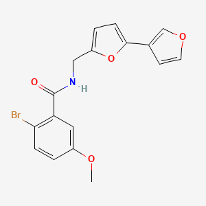 N-({[2,3'-bifuran]-5-yl}methyl)-2-bromo-5-methoxybenzamide