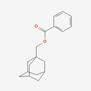 molecular formula C18H22O2 B2585544 (Adamantan-1-yl)methyl benzoate CAS No. 38584-42-8