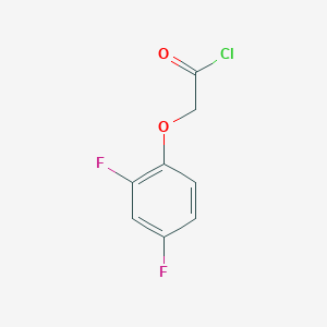 molecular formula C8H5ClF2O2 B2585551 (2,4-Difluoro-phenoxy)-acetyl chloride CAS No. 399-42-8