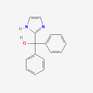 molecular formula C16H14N2O B2585566 1H-Imidazol-2-yldiphenylmethanol CAS No. 5228-76-2