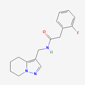 2-(2-fluorophenyl)-N-((4,5,6,7-tetrahydropyrazolo[1,5-a]pyridin-3-yl)methyl)acetamide
