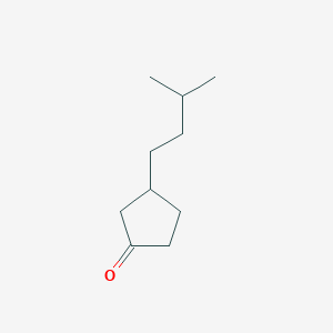 3-(3-Methylbutyl)cyclopentan-1-one