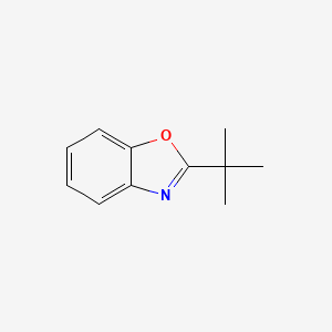 molecular formula C11H13NO B2585619 2-Tert-butyl-1,3-benzoxazole CAS No. 54696-03-6