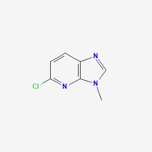 molecular formula C7H6ClN3 B2585796 5-Chloro-3-methyl-3H-imidazo[4,5-b]pyridine CAS No. 83472-65-5