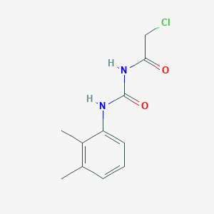 molecular formula C11H13ClN2O2 B2585857 3-(2-Chloroacetyl)-1-(2,3-dimethylphenyl)urea CAS No. 871544-55-7