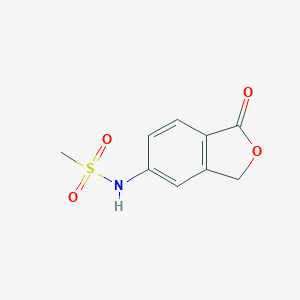 molecular formula C9H9NO4S B258599 N-(1-oxo-3H-2-benzofuran-5-yl)methanesulfonamide 