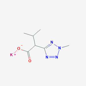 Potassium;3-methyl-2-(2-methyltetrazol-5-yl)butanoate
