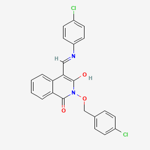 4-[(4-chloroanilino)methylene]-2-[(4-chlorobenzyl)oxy]-1,3(2H,4H)-isoquinolinedione