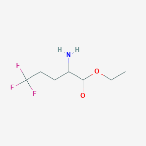 Ethyl 2-amino-5,5,5-trifluoropentanoate