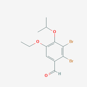 2,3-Dibromo-5-ethoxy-4-isopropoxybenzaldehyde