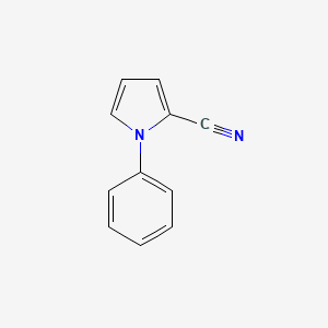 molecular formula C11H8N2 B2586288 1-Phenyl-1H-pyrrole-2-carbonitrile CAS No. 35524-46-0