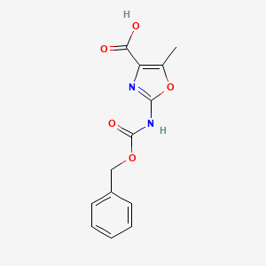 5-Methyl-2-(phenylmethoxycarbonylamino)-1,3-oxazole-4-carboxylic acid