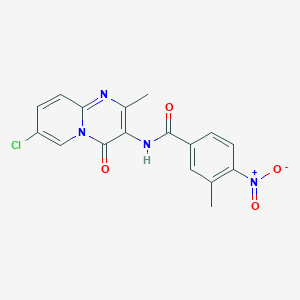 N-(7-chloro-2-methyl-4-oxo-4H-pyrido[1,2-a]pyrimidin-3-yl)-3-methyl-4-nitrobenzamide