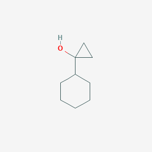 molecular formula C9H16O B2586325 1-Cyclohexylcyclopropan-1-ol CAS No. 112650-62-1