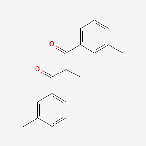 molecular formula C18H18O2 B2586364 2-Methyl-1,3-bis(3-methylphenyl)propane-1,3-dione CAS No. 832739-52-3