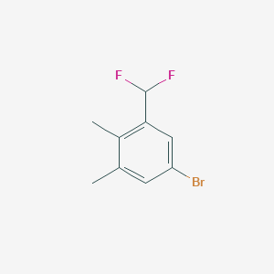5-Bromo-1-(difluoromethyl)-2,3-dimethylbenzene