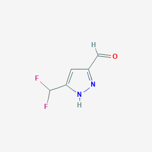 5-(Difluoromethyl)-1H-pyrazole-3-carbaldehyde