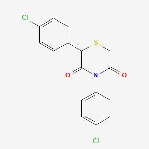 2,4-Bis(4-chlorophenyl)thiomorpholine-3,5-dione