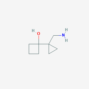 1-[1-(Aminomethyl)cyclopropyl]cyclobutan-1-ol