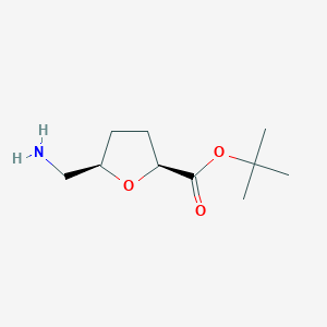 Tert-butyl (2S,5R)-5-(aminomethyl)oxolane-2-carboxylate