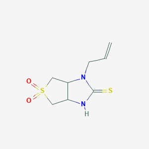 1-allyl-2-mercapto-3a,4,6,6a-tetrahydro-1H-thieno[3,4-d]imidazole 5,5-dioxide
