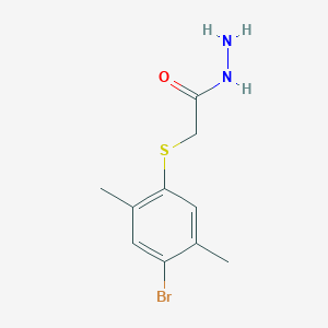 2-(4-Bromo-2,5-dimethylphenyl)sulfanylacetohydrazide