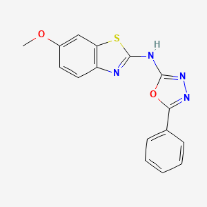 N-(6-methoxybenzo[d]thiazol-2-yl)-5-phenyl-1,3,4-oxadiazol-2-amine