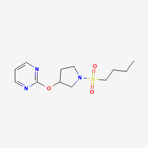 2-((1-(Butylsulfonyl)pyrrolidin-3-yl)oxy)pyrimidine