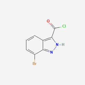 molecular formula C8H4BrClN2O B2586452 7-Bromo-1H-indazole-3-carbonyl chloride CAS No. 1260828-53-2