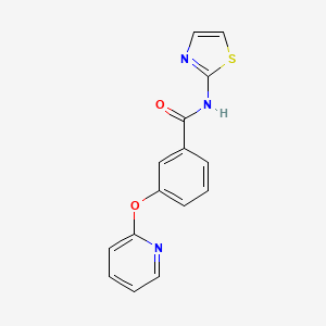 3-(pyridin-2-yloxy)-N-(thiazol-2-yl)benzamide