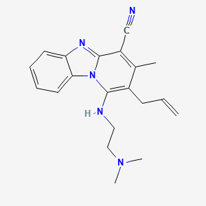 2-Allyl-1-{[2-(dimethylamino)ethyl]amino}-3-methylpyrido[1,2-a]benzimidazole-4-carbonitrile