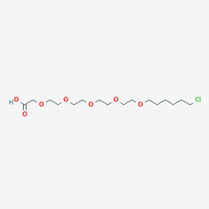 molecular formula C16H31ClO7 B2586481 Cl-C6-PEG4-O-CH2COOH 