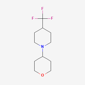 1-(tetrahydro-2H-pyran-4-yl)-4-(trifluoromethyl)piperidine