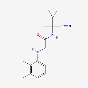 molecular formula C16H21N3O B2586507 N-(1-Cyano-1-cyclopropylethyl)-2-(2,3-dimethylanilino)acetamide CAS No. 1181533-25-4